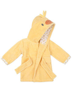 Bata de Baño Unisex Esenciales para Bebés Patito 0-9 Meses 2