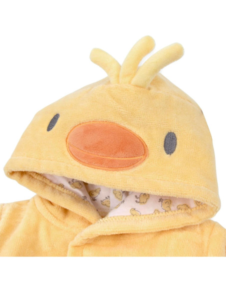 Bata de Baño Unisex Esenciales para Bebés Patito 0-9 Meses