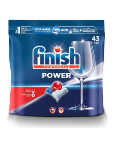 Tabletas para Lavavajillas Finish Power - 43 Unidades - Sin Envoltura