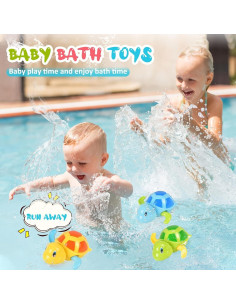 Set de 3 Juguetes de Baño Tortugas Nadadoras Chen Yang 2