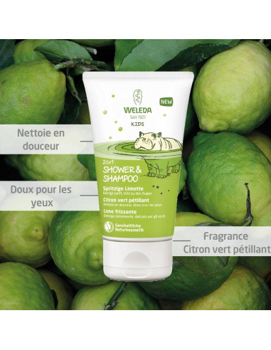 Champú y Gel de Baño Weleda Kids 2-en-1 Lima Viva 150ml