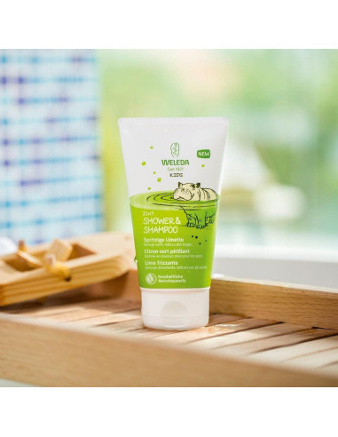 Champú y Gel de Baño Weleda Kids 2-en-1 Lima Viva 150ml