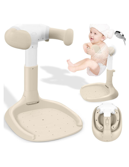 Soporte para Ducha de Bebé Plegable con Base Antideslizante