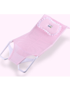 Soporte de Baño para Bebé Acolchado JHIRAOQ Rosa 0-6 Meses 2