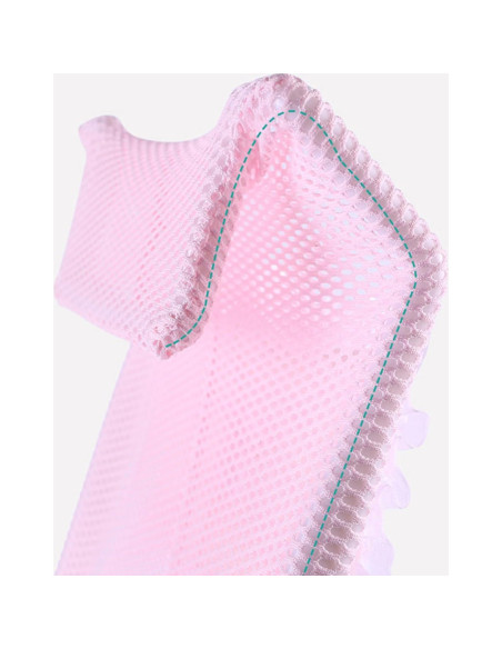 Soporte de Baño para Bebé Acolchado JHIRAOQ Rosa 0-6 Meses