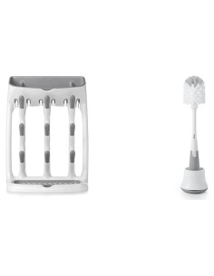 Juego de Cepillo y Soporte para Secado OXO Tot - Botellas Bebé