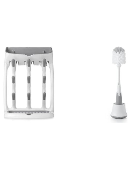 Juego de Cepillo y Soporte para Secado OXO Tot - Botellas Bebé