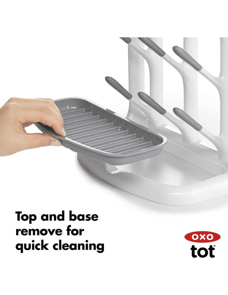 Juego de Cepillo y Soporte para Secado OXO Tot - Botellas Bebé