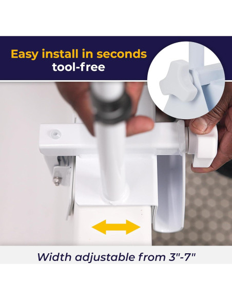 Barra de Agarre Ajustable Drive Medical para Bañera Blanca