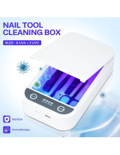Caja de Esterilización UV Shmian para Herramientas de Uñas 18x22cm 2