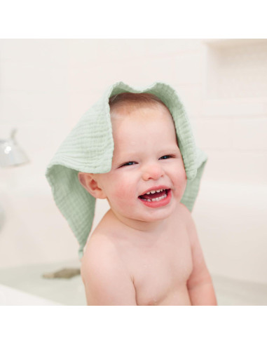 Toallitas de Muselina para Bebés Konssy - 10 Unidades 100% Algodón