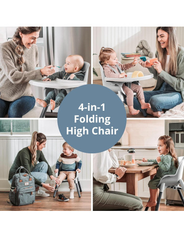 Silla Alta Plegable Chicco Zest 4-en-1 Capri - Multiusos