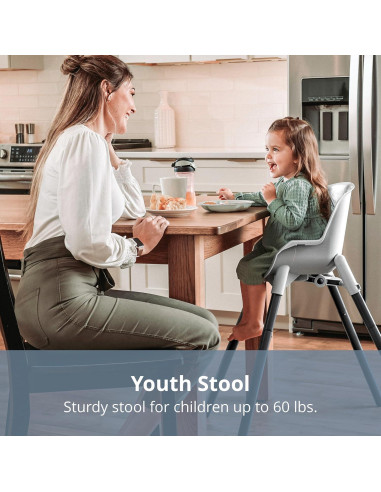 Silla Alta Plegable Chicco Zest 4-en-1 Capri - Multiusos