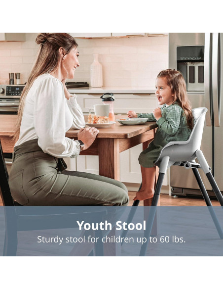 Silla Alta Plegable Chicco Zest 4-en-1 Capri - Multiusos