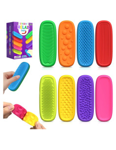 8 Juguetes Sensoriales Antiestrés Silicona Changsha 2.54cm