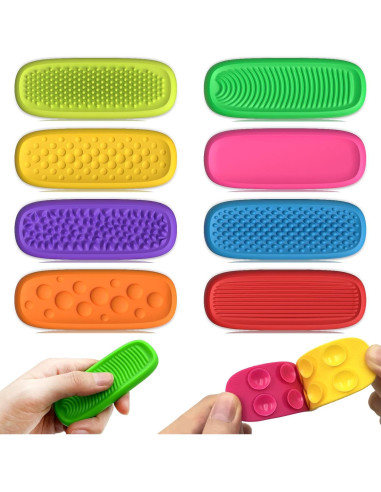 8 Juguetes Sensoriales Antiestrés Silicona Changsha 2.54cm