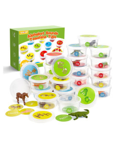 Juguete Educativo Gleehapy Alfabeto 156 Piezas para Niños 3-6 Años