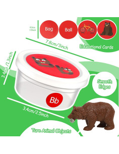 Juguete Educativo Gleehapy Alfabeto 156 Piezas para Niños 3-6 Años 2