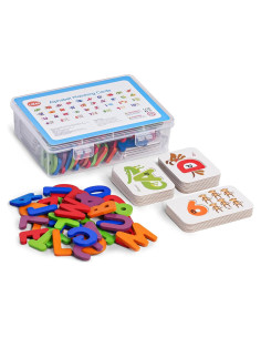 Tarjetas Didácticas de Alfabeto y Números LiKee - 36 Piezas