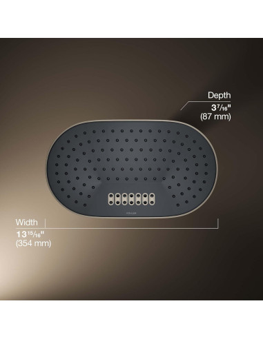 Cabezal de Ducha Kohler 26295-G-BN 35.6 cm Lluvia 1.75 GPM