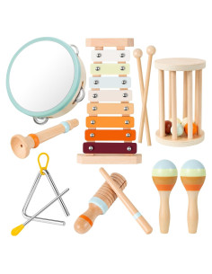 Juguetes Musicales Montessori Gokbuy 7 en 1 para 3 Años