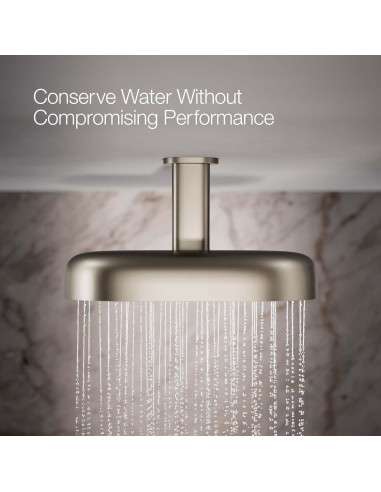 Cabezal de Ducha Kohler 26295-G-BN 35.6 cm Lluvia 1.75 GPM