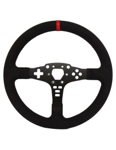 Volante de carreras 33cm Obokidlyamor fibra de carbono