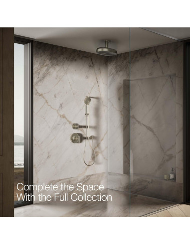 Cabezal de Ducha Kohler 26295-G-BN 35.6 cm Lluvia 1.75 GPM
