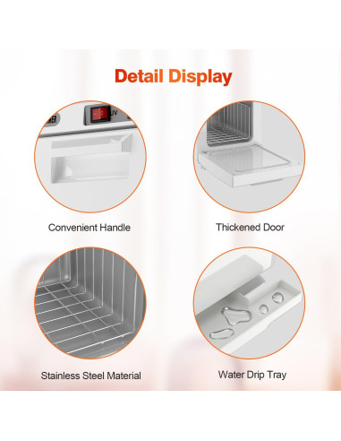 Armario Calentador de Toallas StateRiver 5L Blanco para Spa