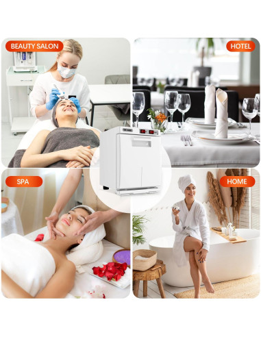 Armario Calentador de Toallas StateRiver 5L Blanco para Spa