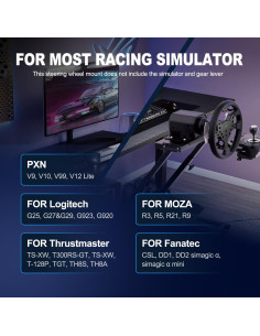 Soporte de Volante de Carreras PXN A10 Ajustable para PC 2