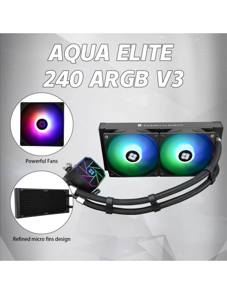 Enfriador de CPU Líquido AIO THERMALRIGHT Aqua Elite 240mm