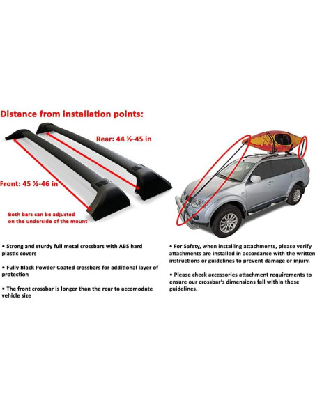 Barras de techo BrightLines para Toyota Highlander 2020-2025