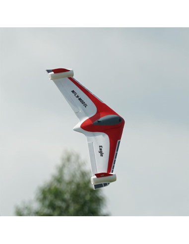 Avión RC XFly Eagle Twin 40mm EDF Ala Voladora Rojo