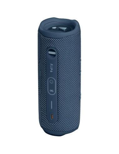 Altavoz Portátil JBL Flip 6 Impermeable + Funda Carbono Azul