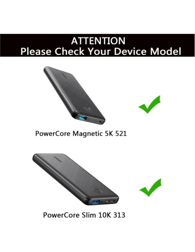 Funda Dura Khanka para Cargador Anker 313 PowerCore Slim 10K