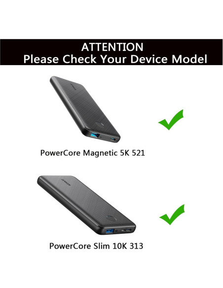 Funda Dura Khanka para Cargador Anker 313 PowerCore Slim 10K