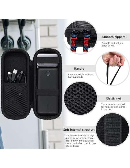 Funda Dura Khanka para Cargador Anker 313 PowerCore Slim 10K