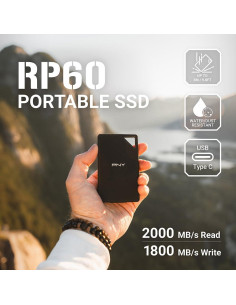 PNY RP60 1TB SSD Portátil Resistente USB-C IP65 2