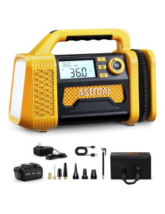 Compresor de Aire Portátil AstroAI AIRUN TC3 150PSI Amarillo