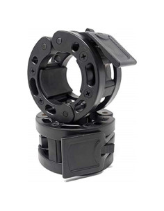 Abrazaderas de barra olímpica Clout Fitness CF-9080-BK, par de clips