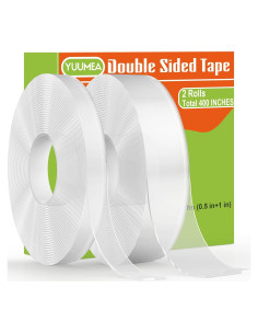 Cinta Doble Cara YUUMEA 10m Alta Resistencia Transparente
