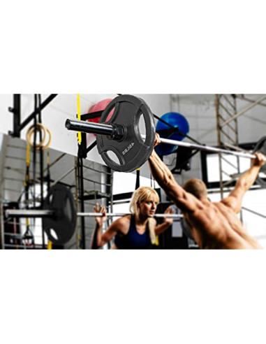 Abrazaderas de barra olímpica Clout Fitness CF-9080-BK, par de clips