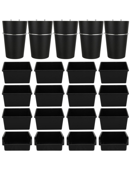 21 Accesorios para Tablero Perforado WOPPLXY - Ganchos y Contenedores