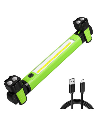 Luz de Trabajo LED Ropelux 2500LM Recargable Magnética Verde