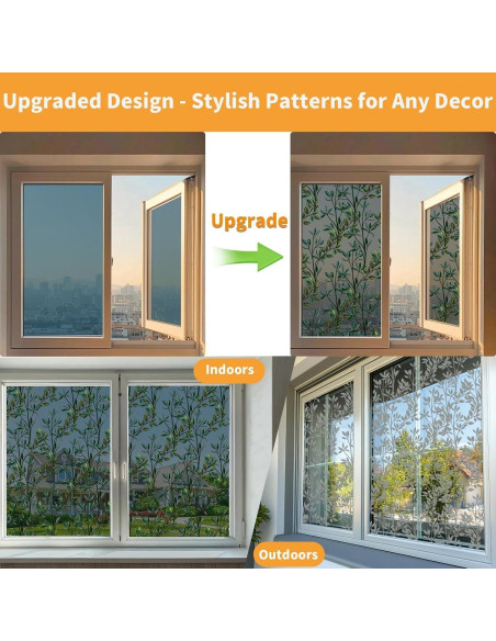 Película de Privacidad para Ventanas COUNTEWOL 44.5x200cm