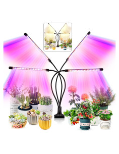 Luz de Crecimiento LED LEOTER 80 Lámparas Espectro Completo