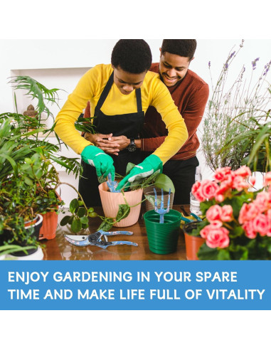 Juego de Herramientas de Jardín 3 Piezas Evertools - Aluminio Ergonómico