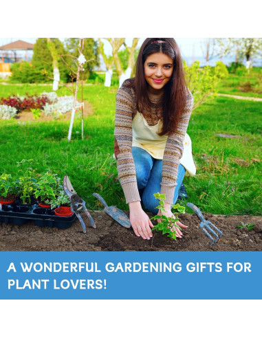 Juego de Herramientas de Jardín 3 Piezas Evertools - Aluminio Ergonómico