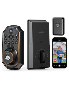 Cerradura Inteligente ARPHA D289C WiFi con Cámara y Huella